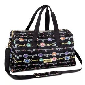 Moschino Duffel Bag Travel Weekender NEW